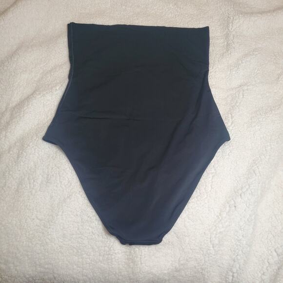Aerie Black High Waisted Full Coverage Bikini Bottom NWT Women's Medium Swimwear - Picture 8 of 12